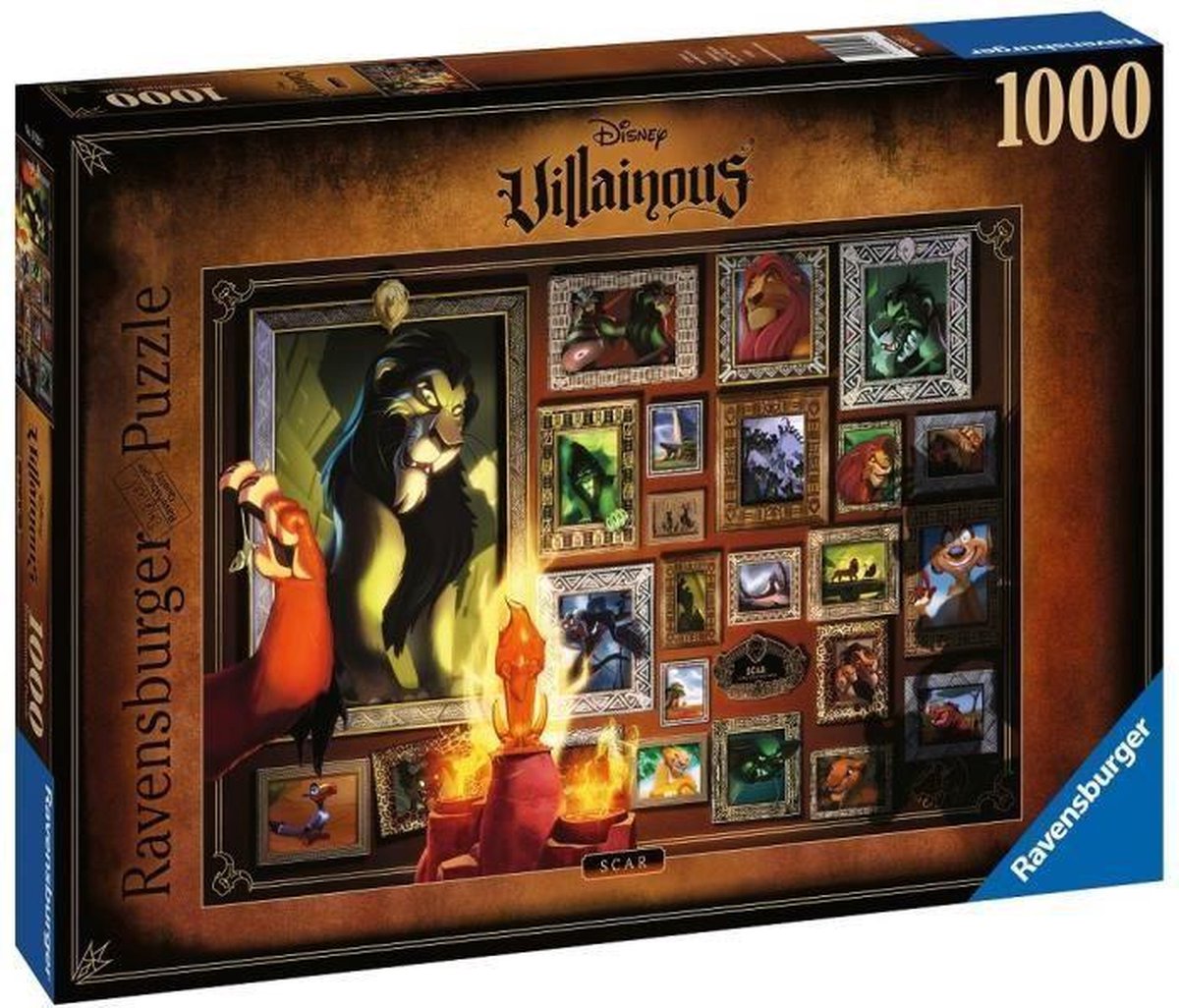 Ravensburger 1000 Stukjes Puzzel - Scar (Disney Villainous Collection)