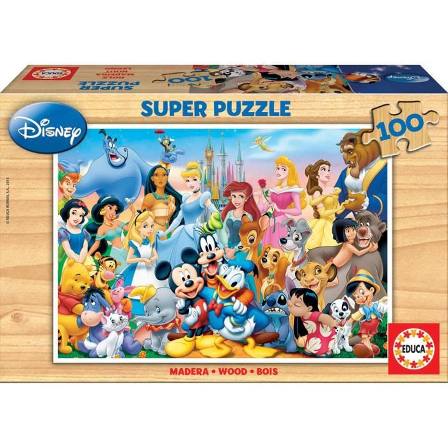 t - Puzzel 100 Stukjes - Disney