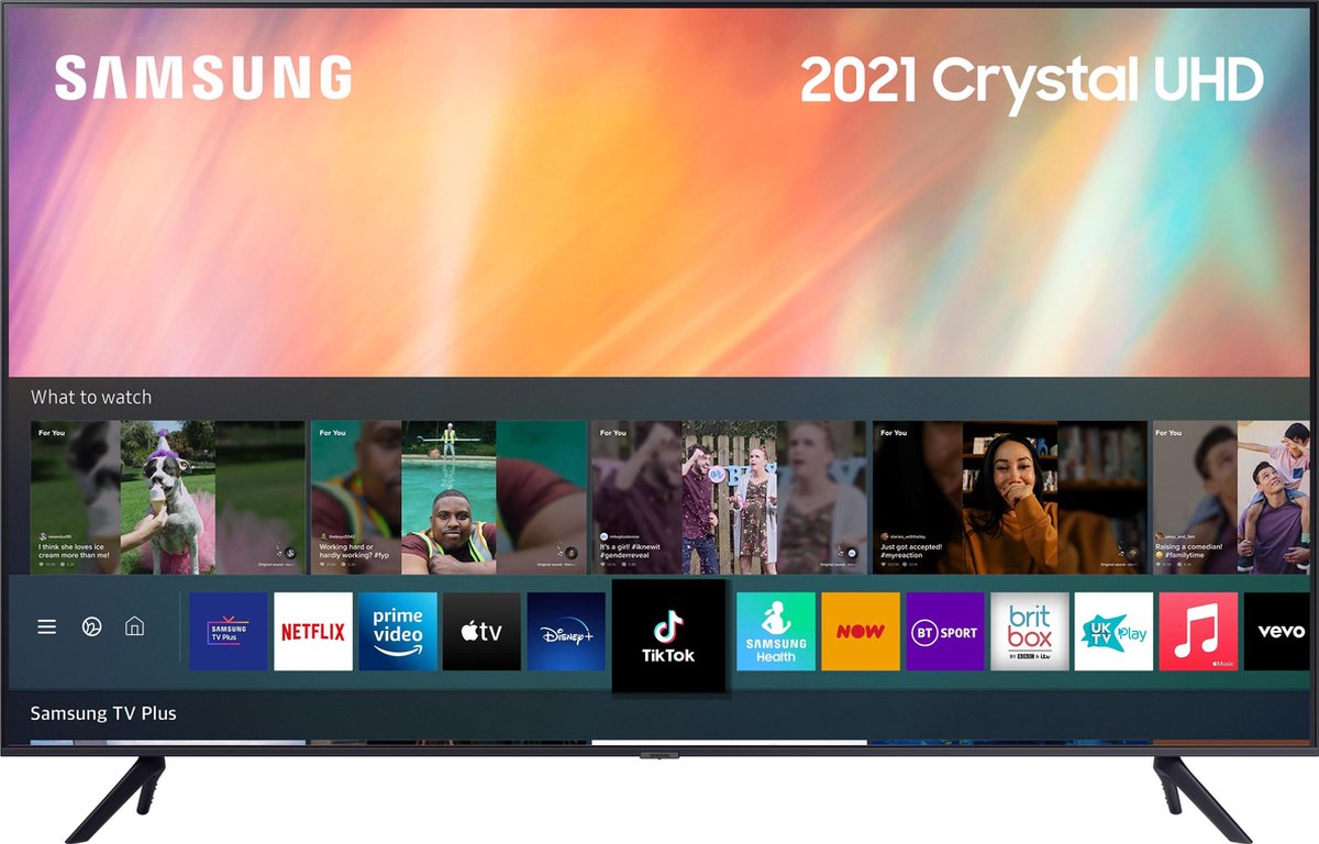 Samsung Ue55au7100 4k Tv - Zwart