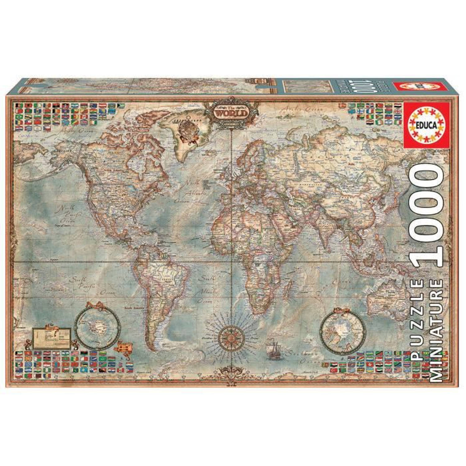 - Puzzle The World 1000 Stks