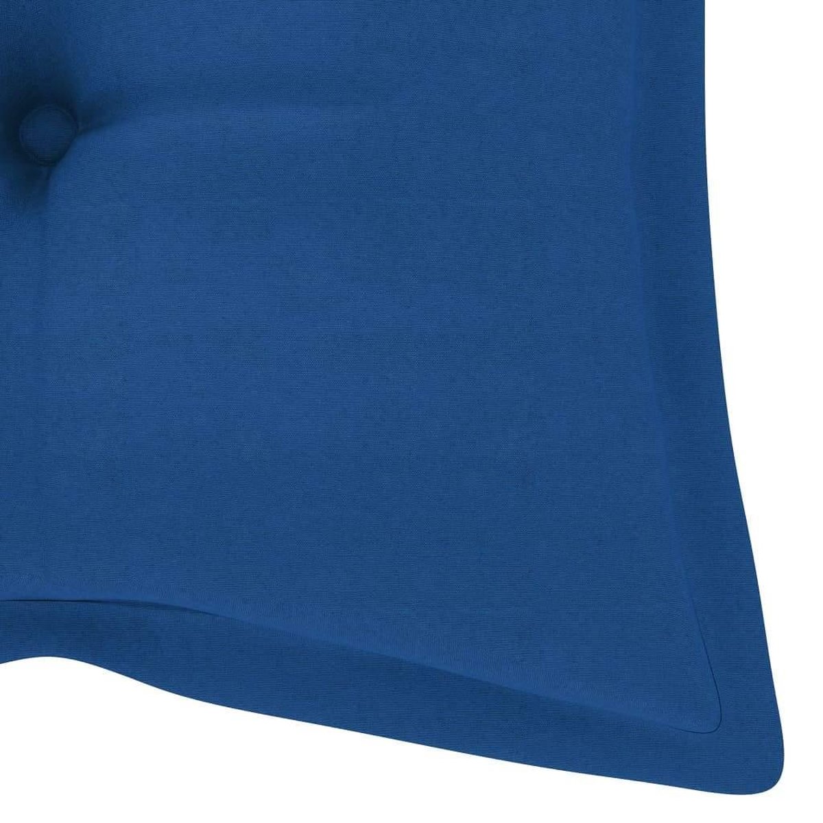 Vidaxl Schommelbank Met Kussen 120 Cm Massief Teakhout - Blauw