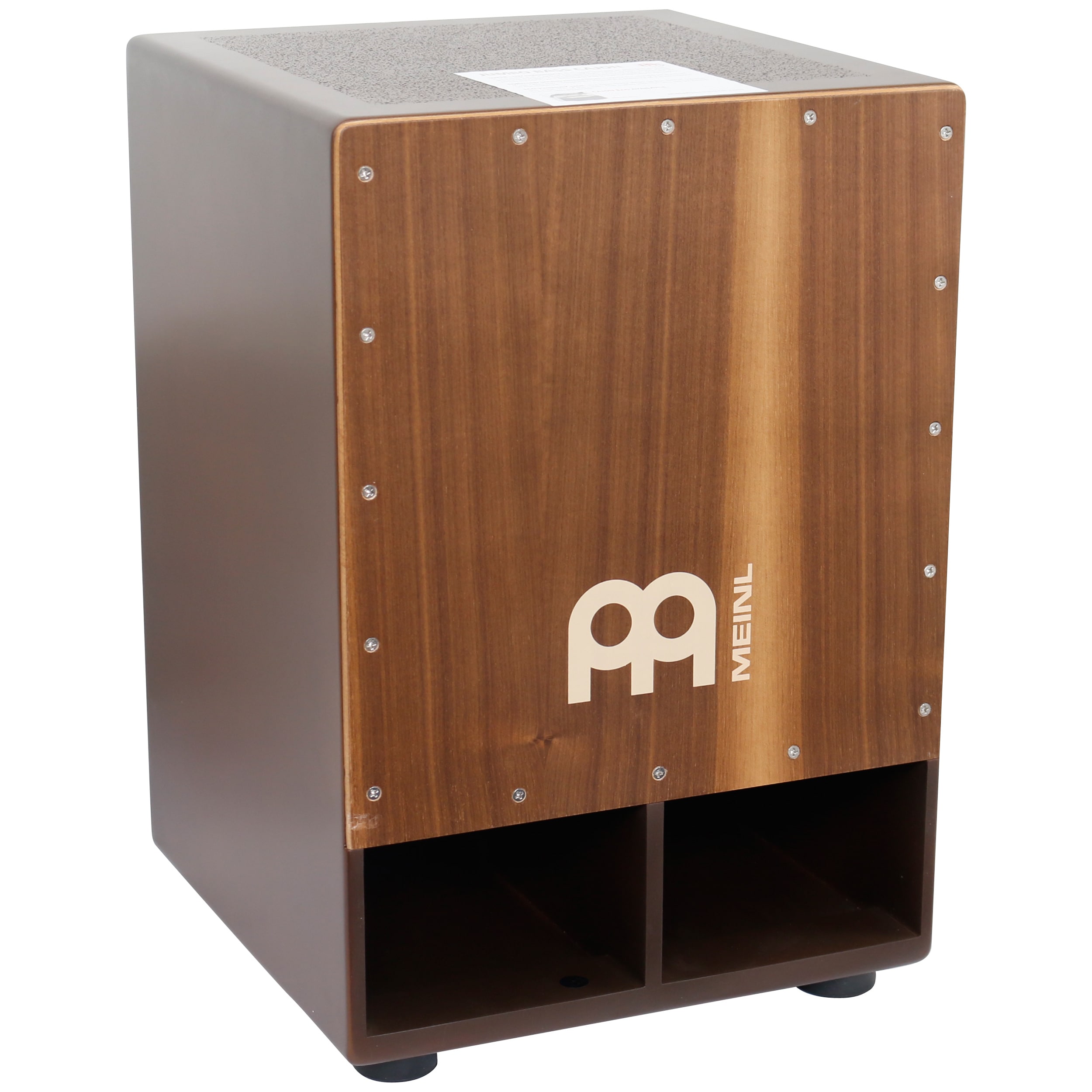 Meinl SUBCAJ5WN Subwoofer Cajon Walnut Front Plate