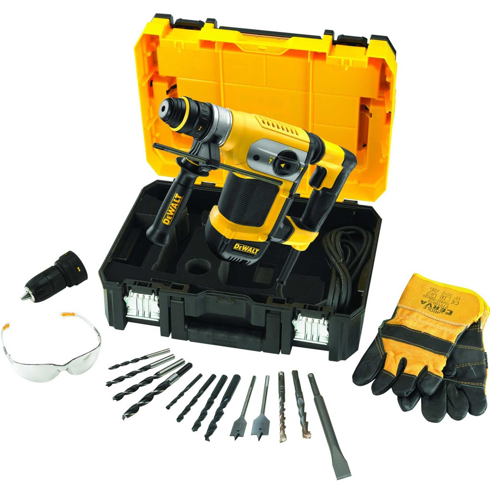 DeWalt D25417KT-QS | combihamer | SDS-Plus | 1000W met snelwisselboorkop | Set