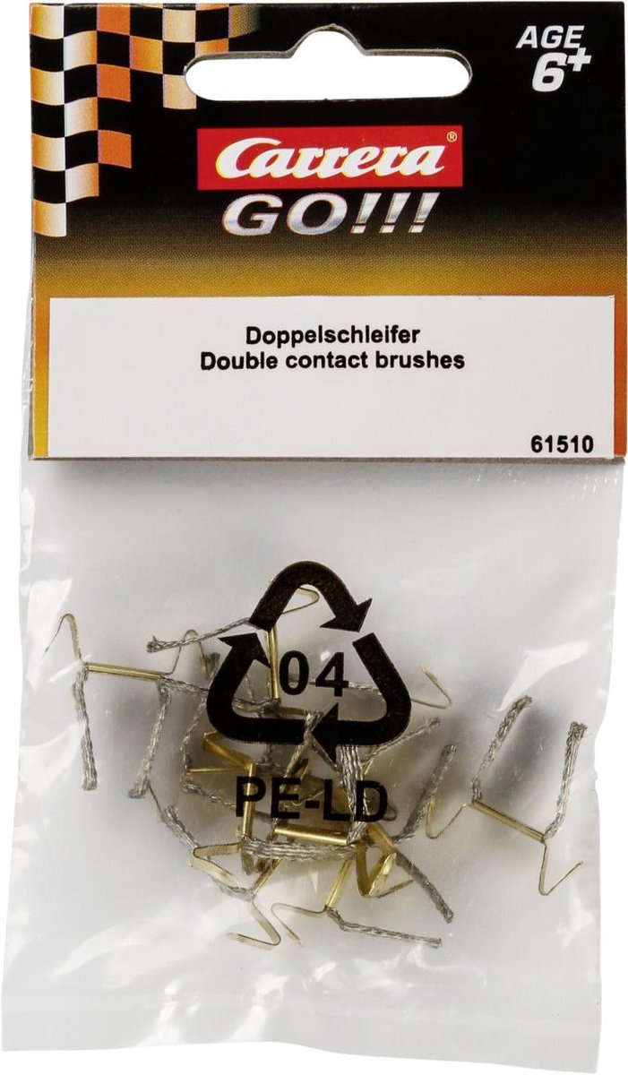Carrera Go en Digital 143 sleepcontacten 10 stuks - Goud