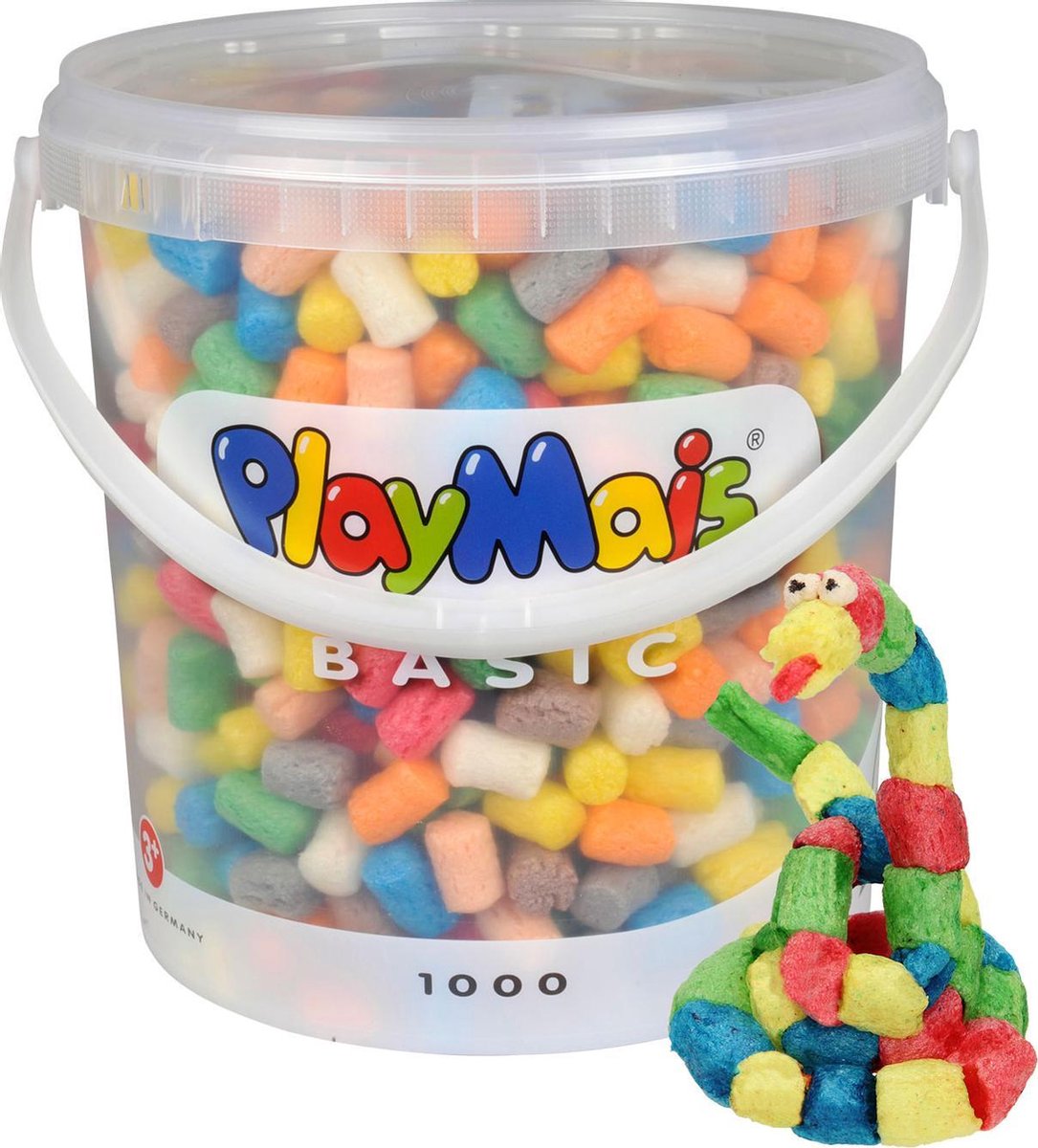 Playmais knutselset basis junior 28,5 cm plantaardig 1000 stuks