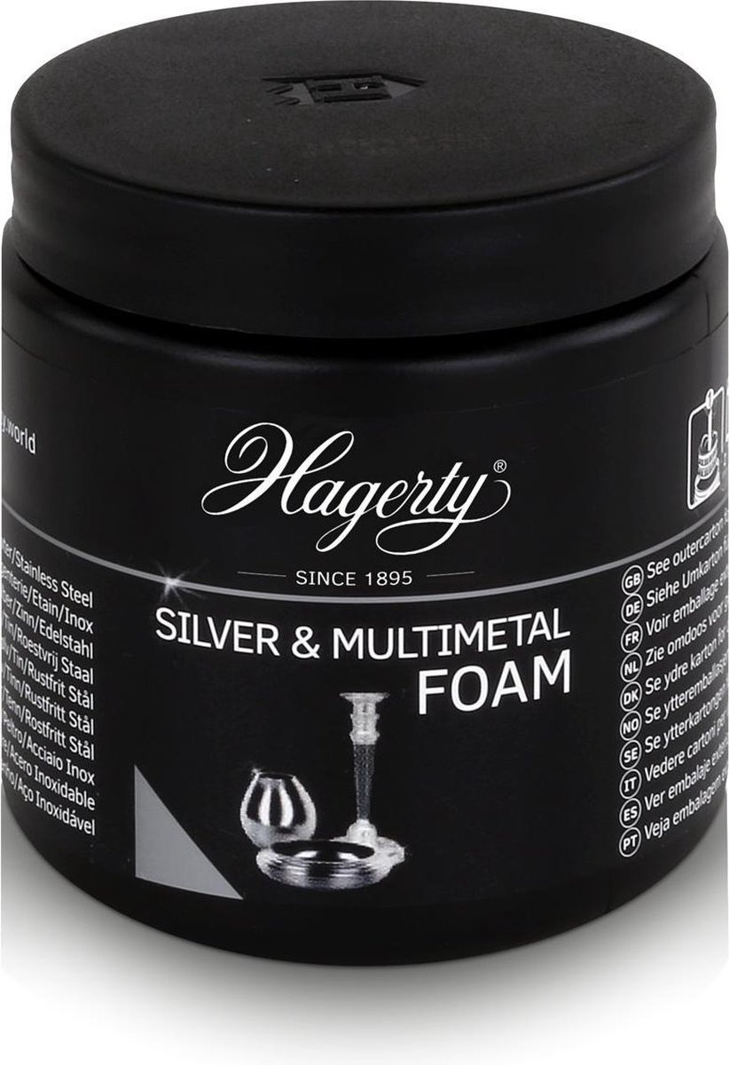 Hagerty Afwasmiddel RVS Bestek - & Multimetal Foam - 185 gr - Silver