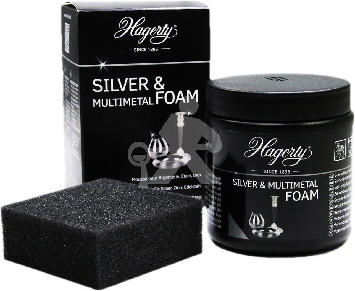 Hagerty Afwasmiddel RVS Bestek - & Multimetal Foam - 185 gr - Silver