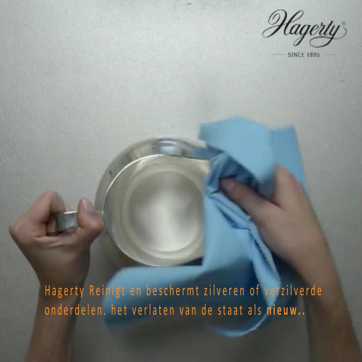 Hagerty Duster Schoonmaakmiddel Zilverwerk 1 Stuk - Silver