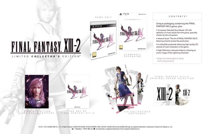 Square Enix Final Fantasy XIII-2 (13) Limited Collector's Edition