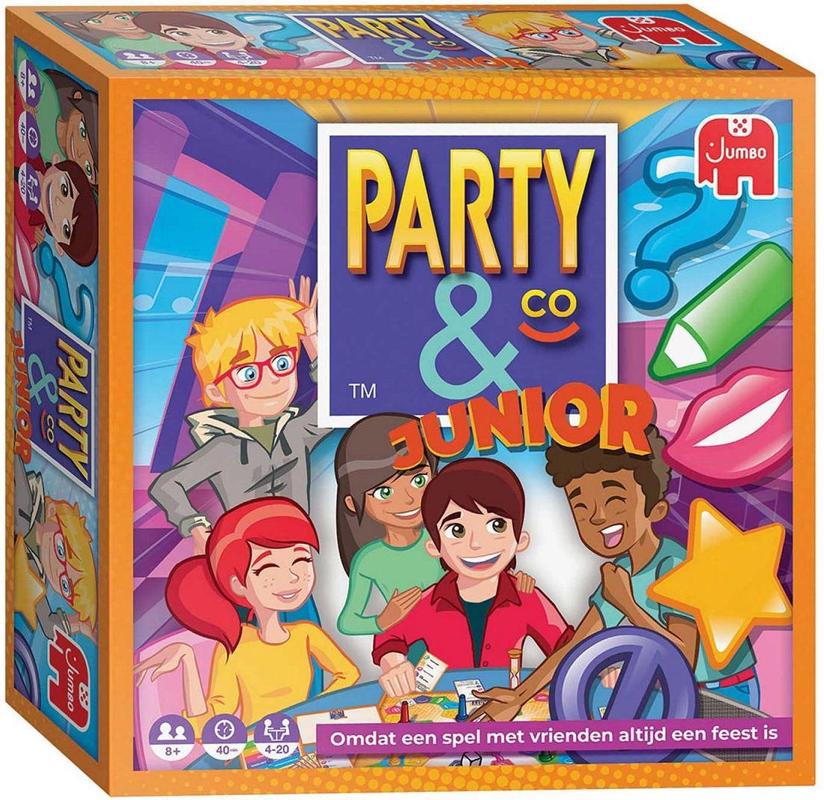 Jumbo gezelschapsspel Party & Co Junior (NL) - Oranje