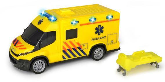 Dickie Toys auto Nederlandse Ambulance jongens 18 cm geel 1:32