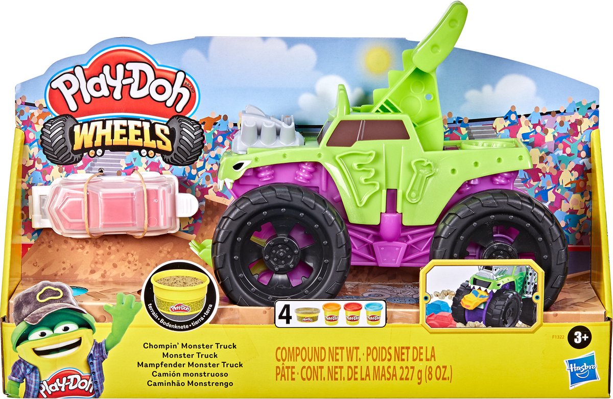 Hasbro Play Doh kleiset Monsterstruck junior 6 delig