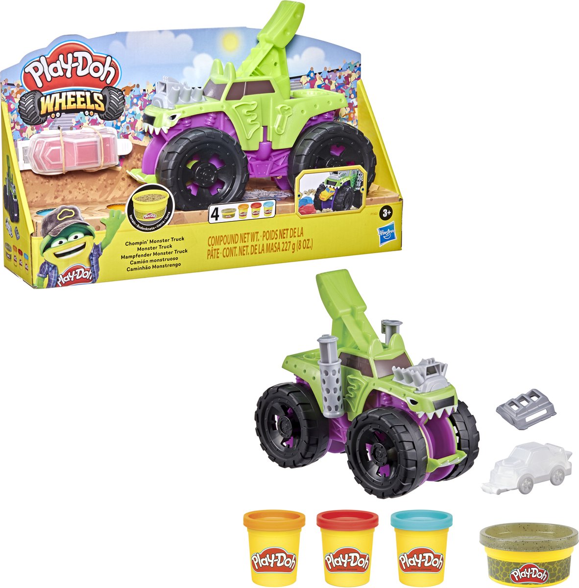 Hasbro Play Doh kleiset Monsterstruck junior 6 delig