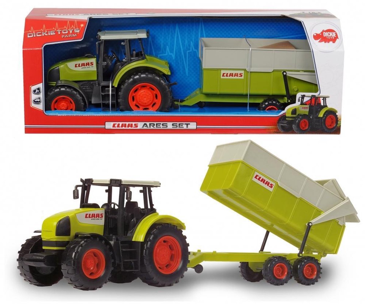 Dickie Toys tractor Claas Ares 55,5 cm - Groen