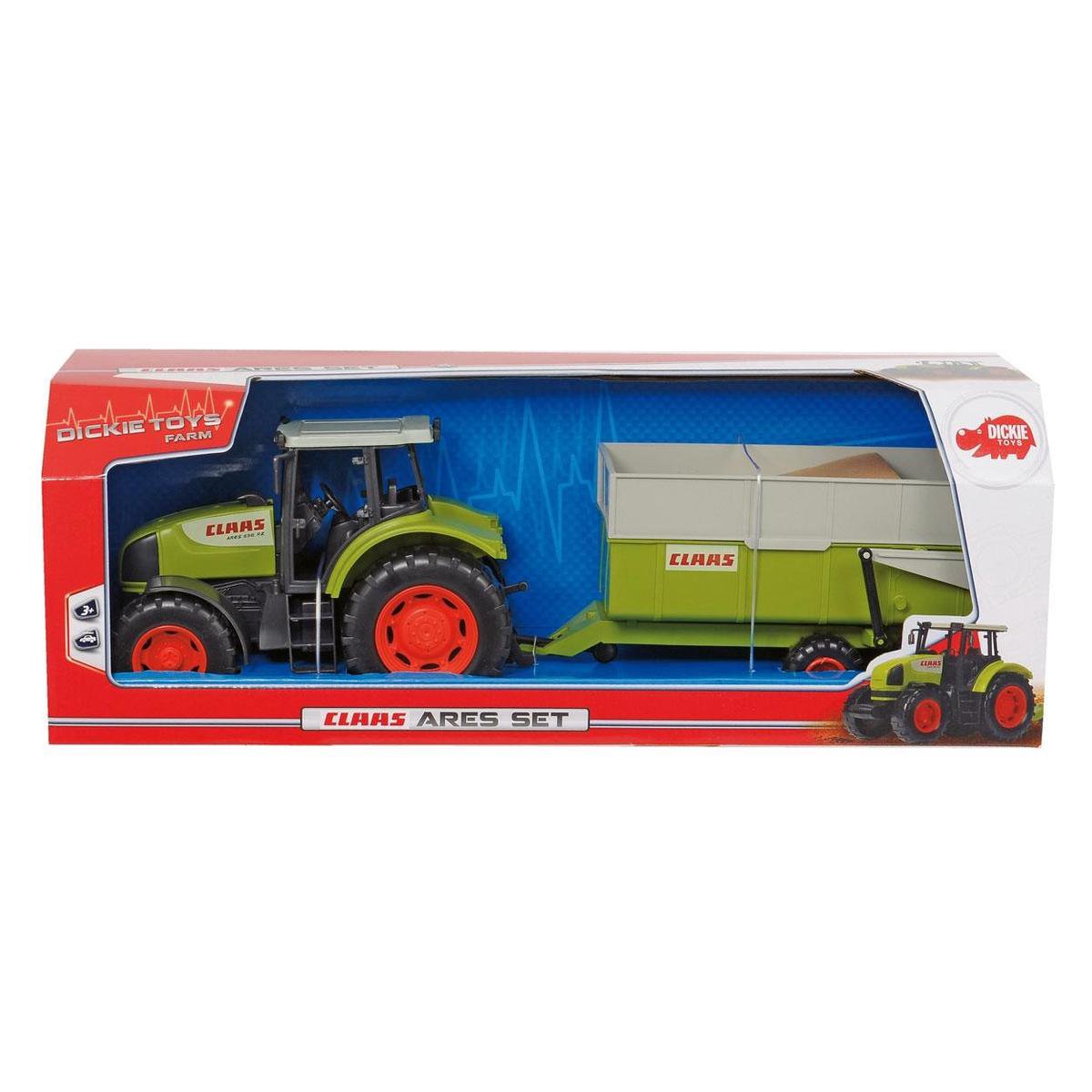 Dickie Toys tractor Claas Ares 55,5 cm - Groen