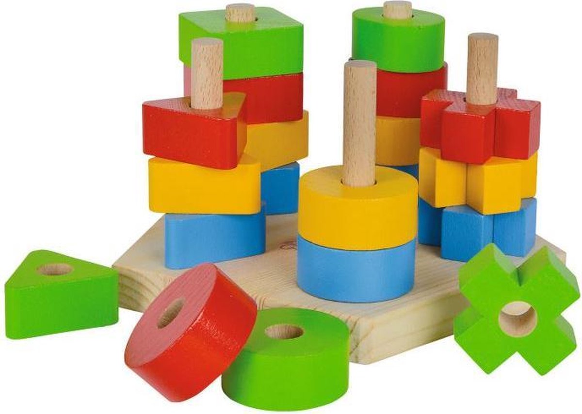 Eichhorn blokkenspel junior 18 x 19 x 10 cm hout 21 delig