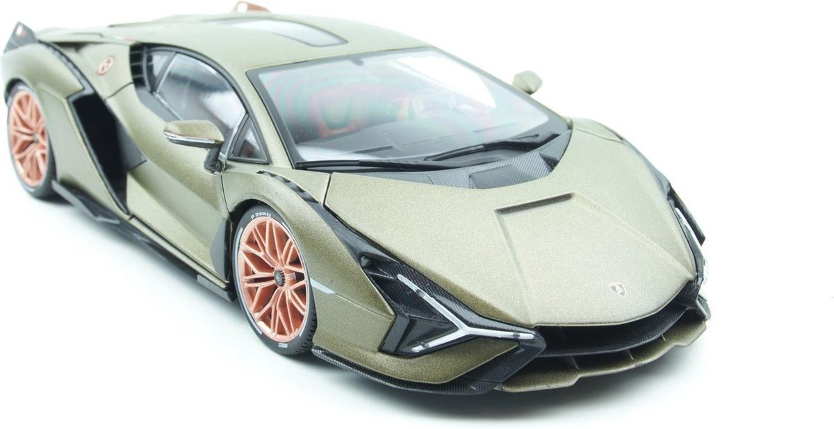 Bburago sportauto Lamborghini Sian FKP 1:18 - Groen