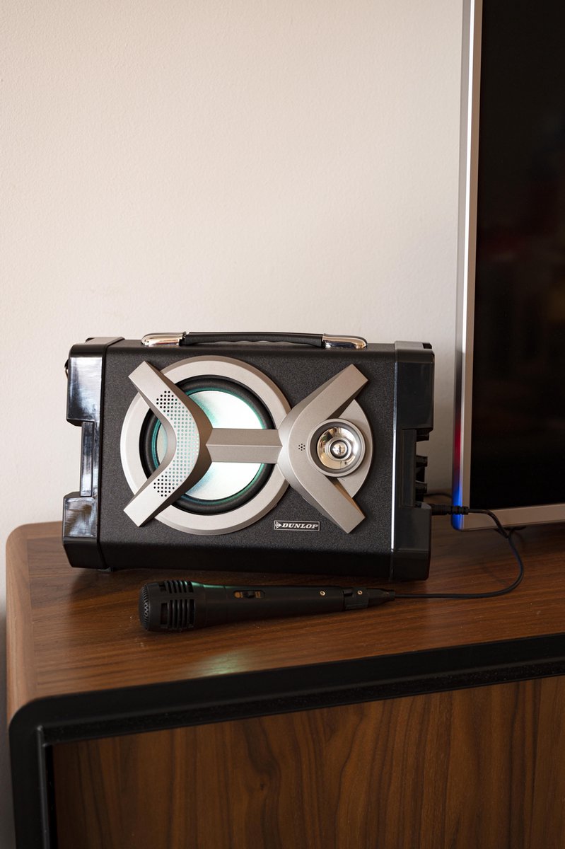 Dunlop Draadloze Speaker Bluetooth - 20 Watt - Zwart