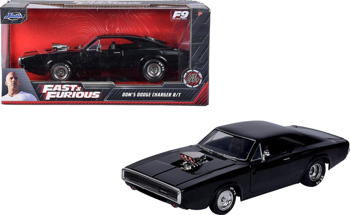 Jada auto Fast & Furious 1327 Dodge Charger 1:24 die cast - Zwart