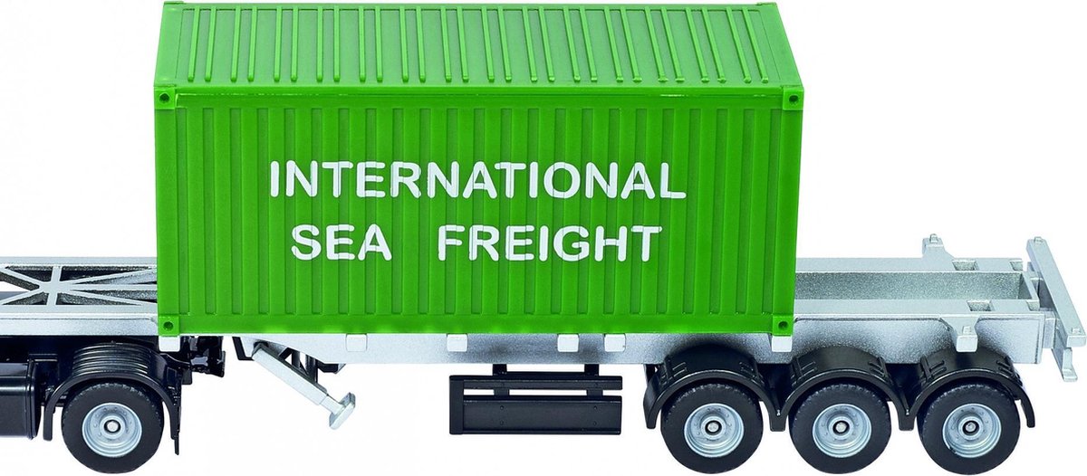 Siku Mercedes Benz vrachtwagen met twee containers/ (3921) - Groen