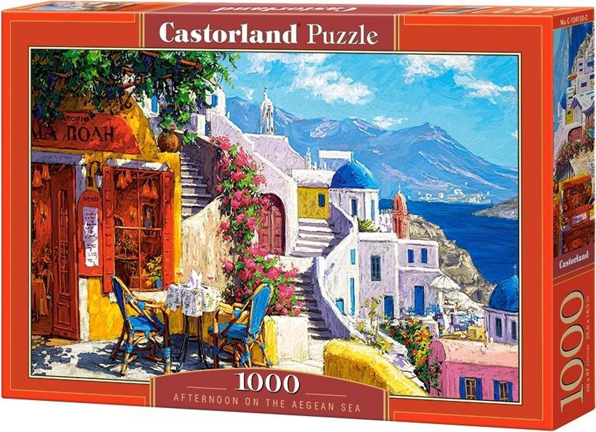 Castorland legpuzzel Afternoon on the Aegean Sea 1000 stukjes