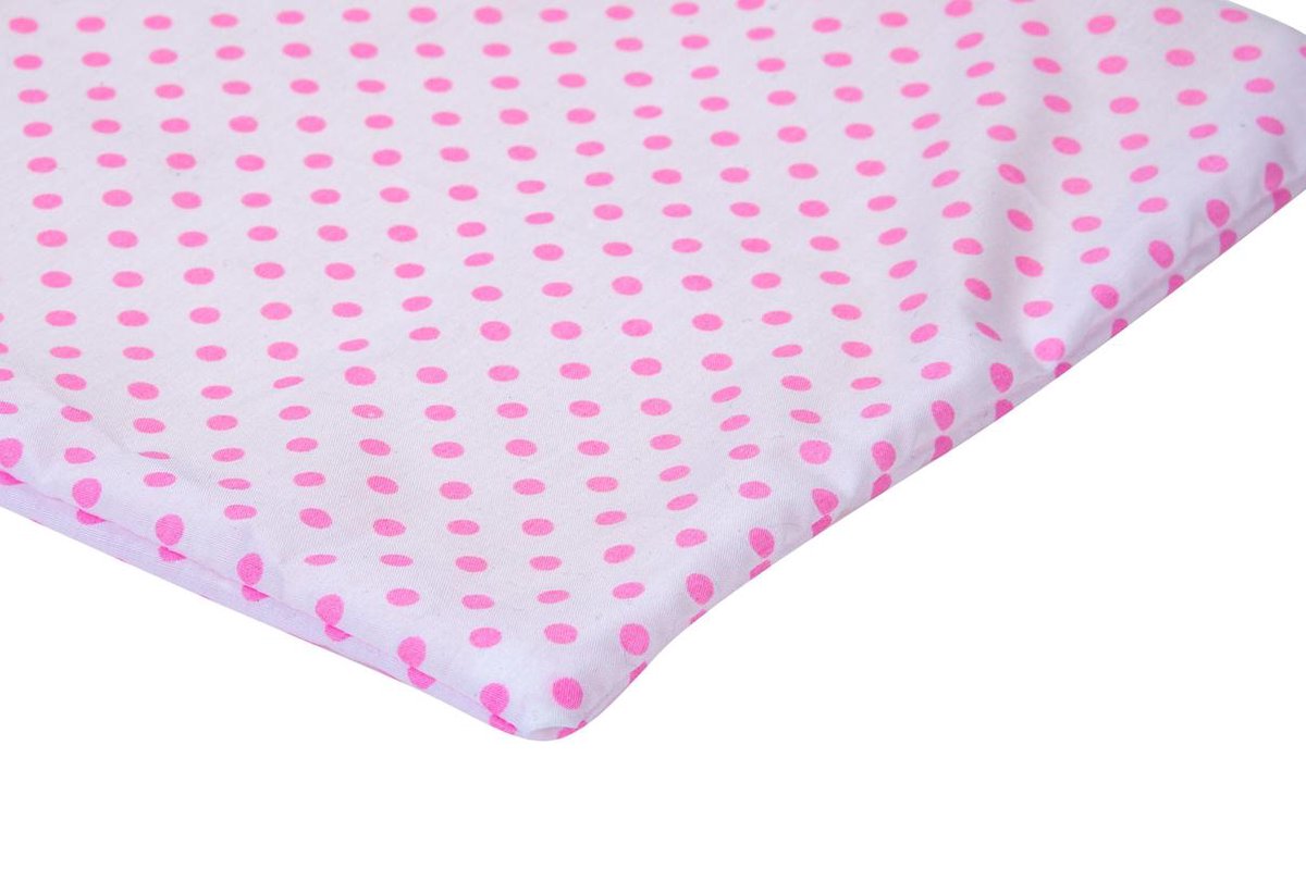 Angel Toys poppen stapelbed 50,5 x 27,5 x 43 cm hout wit/ - Roze