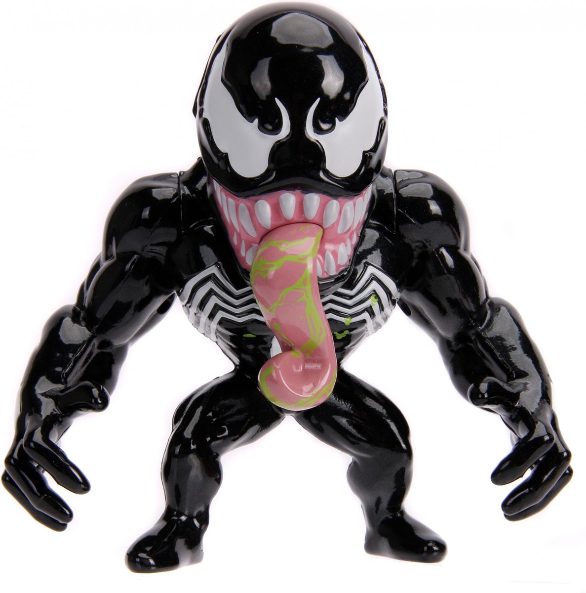 Jada speelfiguur Marvel Venom 10 cm die cast zwart/wit