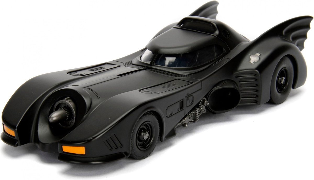 Top1Toys Jada auto Batman 1989 Batmobile 1:24 die cast 2 delig - Zwart