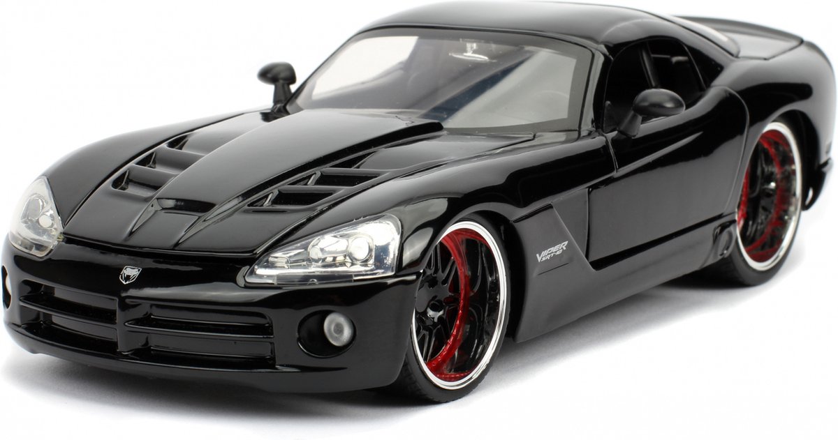 Jada auto Fast & Furious Dodge Viper SRT 10 1:24 die cast - Zwart