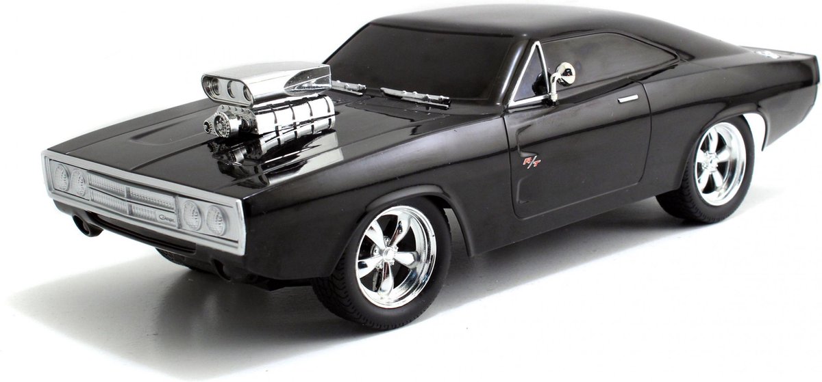 JADA TOYS Jada RC auto Fast & Furious 1970 Dodge Charger 1:16 - Zwart