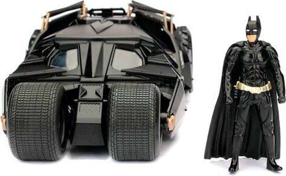 Top1Toys Jada auto Batman The Dark Knight Batmobile 1:24 die cast - Zwart