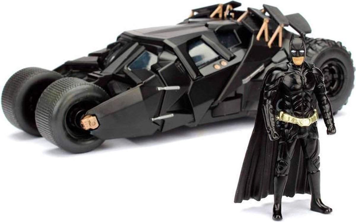 Top1Toys Jada auto Batman The Dark Knight Batmobile 1:24 die cast - Zwart