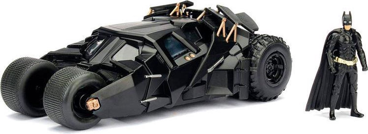Top1Toys Jada auto Batman The Dark Knight Batmobile 1:24 die cast - Zwart