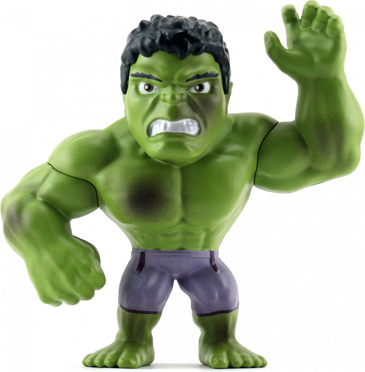 Jada speelfiguur Marvel Hulk 15 cm die cast groen/paars