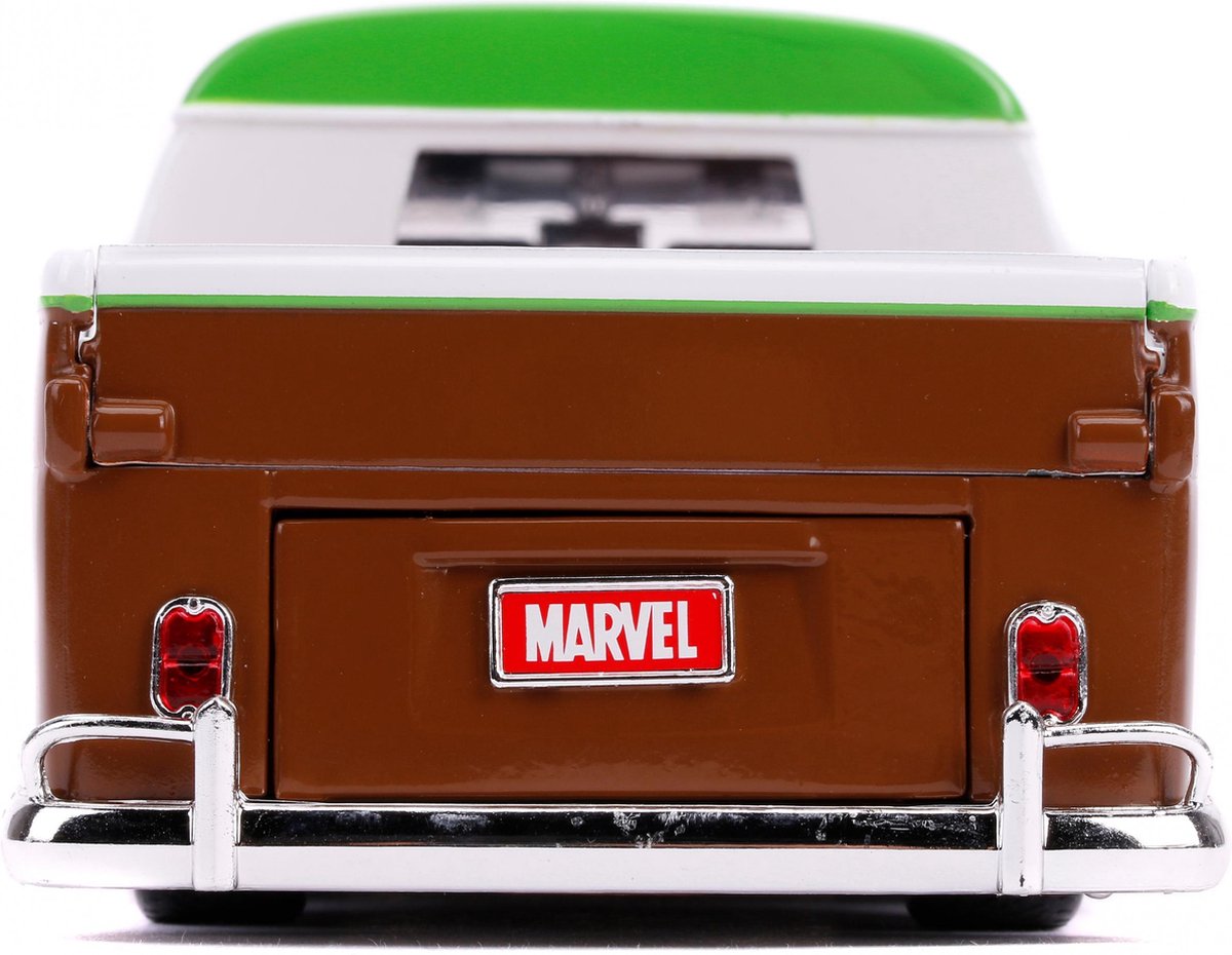 Top1Toys Jada Marvel Groot 1963 VW Bus Pickup 1:24 - Bruin