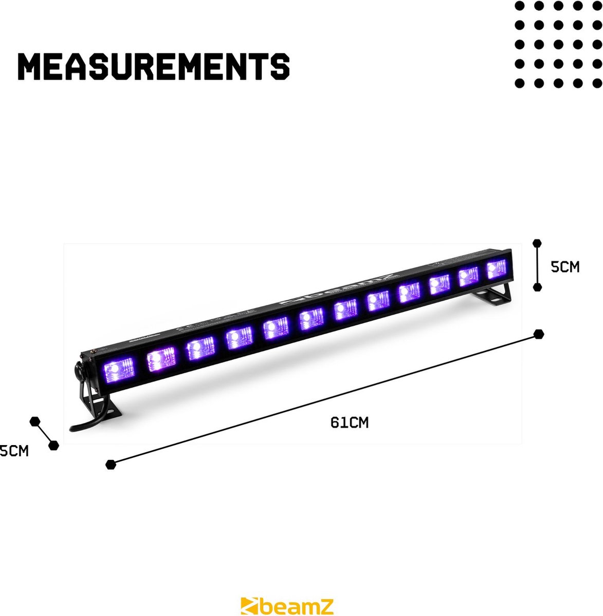 BEAMZ BUV123 LED UV Bar