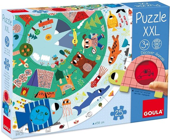 Goula Legpuzzel Dieren Xxl Junior Karton 27-delig