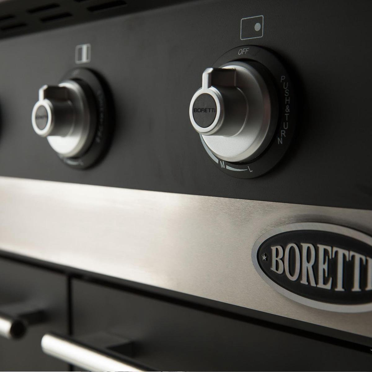 Boretti lbrido Buitenkeuken B 136 x D 62 cm - Zwart