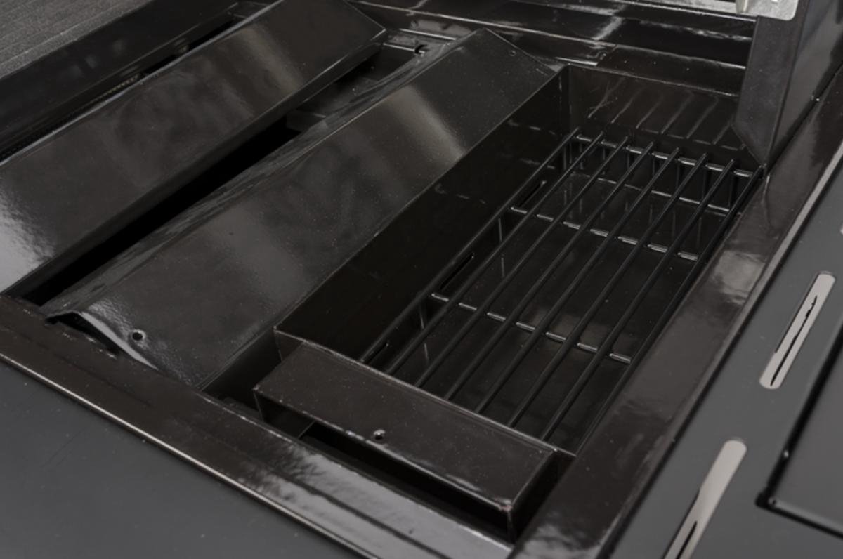 Boretti lbrido Buitenkeuken B 136 x D 62 cm - Zwart