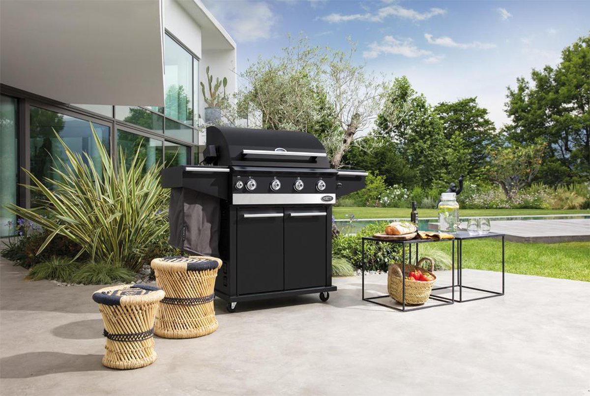 Boretti lbrido Buitenkeuken B 136 x D 62 cm - Zwart