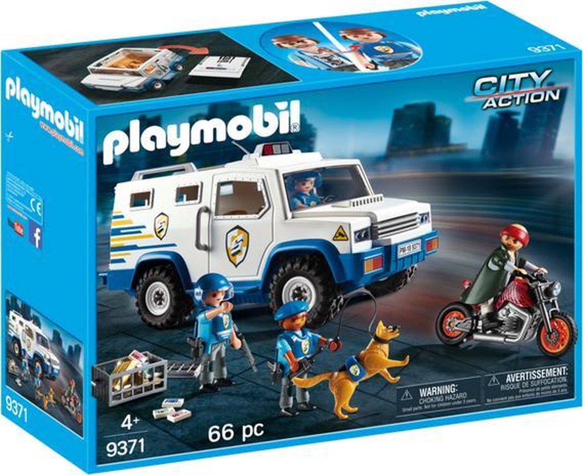 Playmobil Geldtransport - Blauw