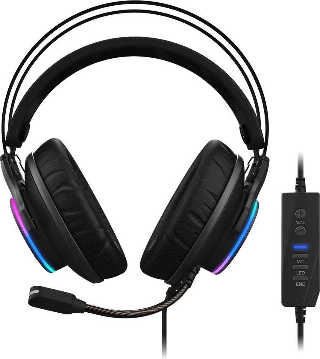 Gigabyte Headset gaming Aorus H1 - Negro