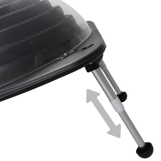 Vidaxl Zwembadverwarming Solar 75x75x36 Cm Hdpe Aluminium - Silver