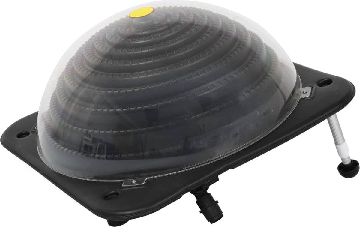 Vidaxl Zwembadverwarming Solar 75x75x36 Cm Hdpe Aluminium - Silver