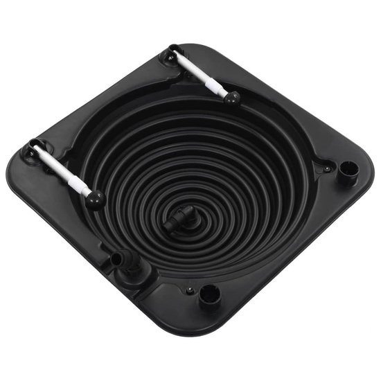 Vidaxl Zwembadverwarming Solar 75x75x36 Cm Hdpe Aluminium - Silver