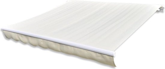 Vidaxl Luifeldoek 4x3 M Canvas Crème