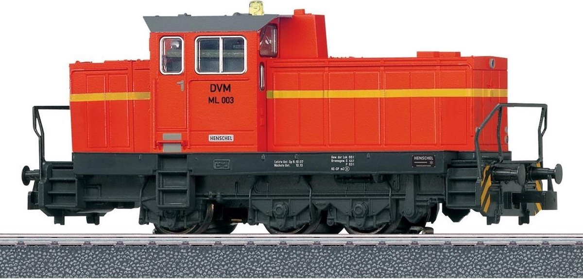 Märklin Marklin diesellocomotief Henschel DHG700 11,2 cm staal - Rood