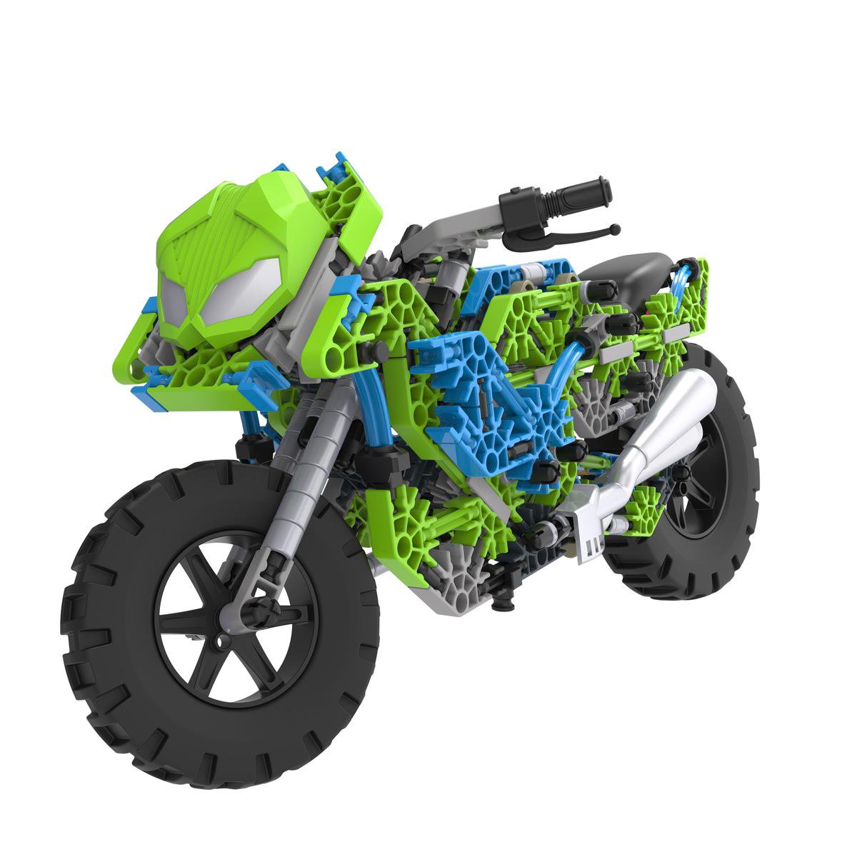 K'NEX K'NEX bouwset Mega Motor junior groen/blauw 456 delig