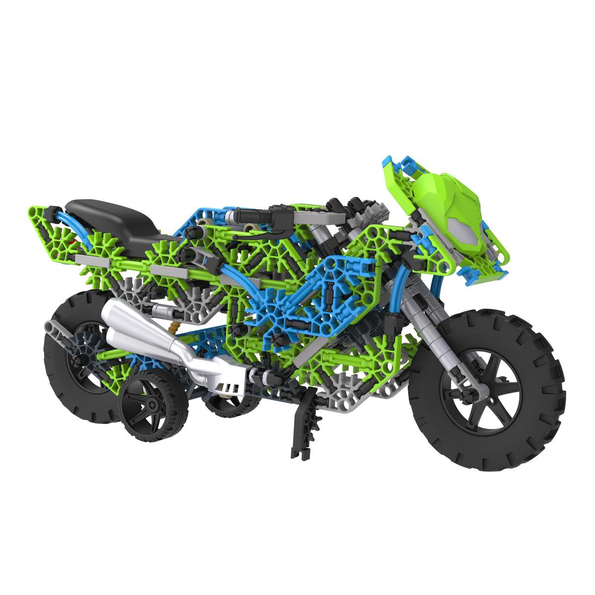 K'NEX K'NEX bouwset Mega Motor junior groen/blauw 456 delig