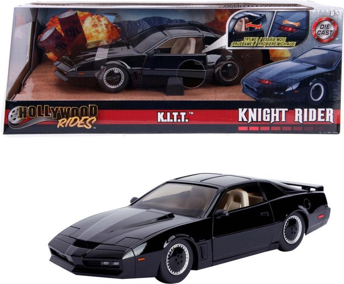 JADA TOYS Jada auto Knight Rider Kitt Pontiac Trans AM 1:24 die cast - Zwart